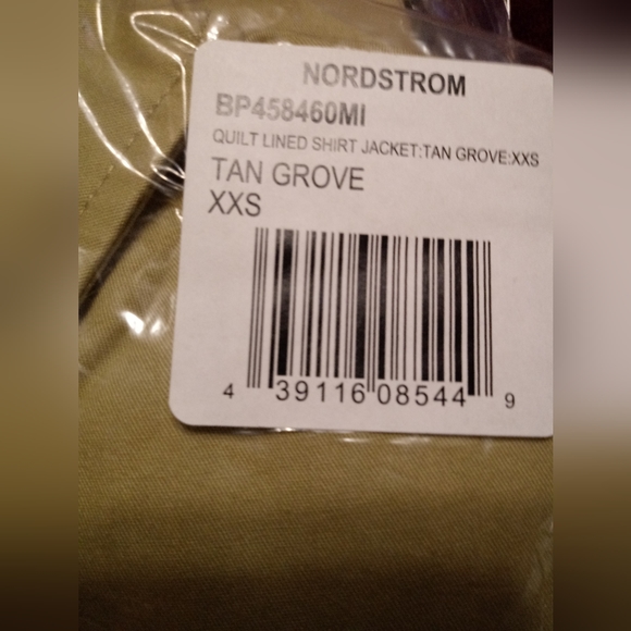 NWT BP 100% COTTON EXTERIOR QUILTED BUTTON UP SHIRT JACKET STADIUM JACKET - Picture 8 of 12